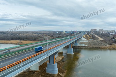 Открыли движение по мосту через реку Северский Донец на трассе М-4 «Дон»