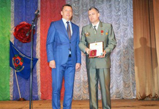 В г. Шахты наградили медалями ликвидаторов Чернобыльской АЭС