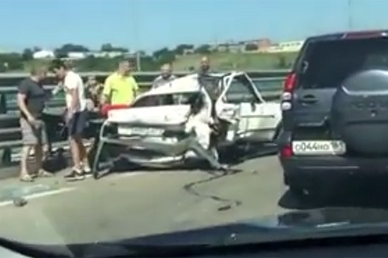 Фура въехала в Volkswagen Jetta на 1061-м км трассы М-4 — пострадал 9-летний мальчик
