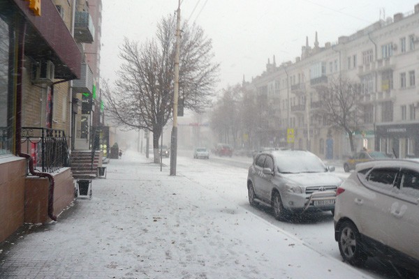 Снег и дождь обещают в г. Шахты на выходных