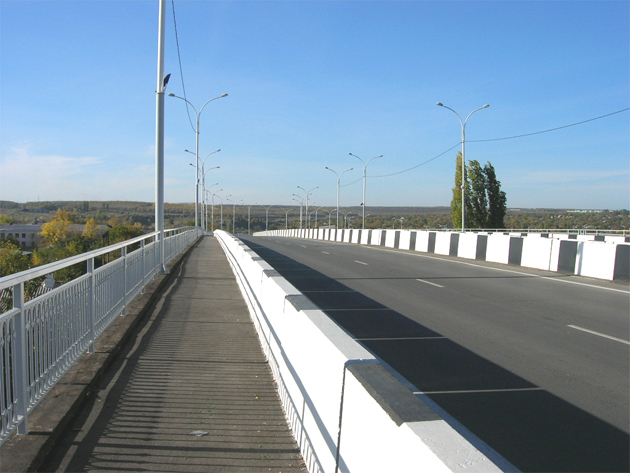 Мост на ул. Советской, месяц до пуска