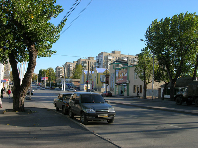 Перекресток ул. Чернокозова с ул. Советской - Шахты