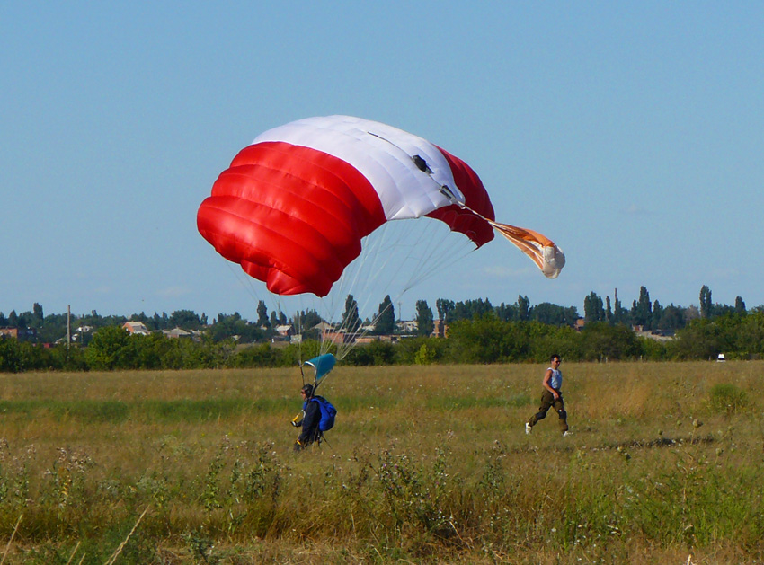 Авиашоу в Шахтах, приземление - Шахты