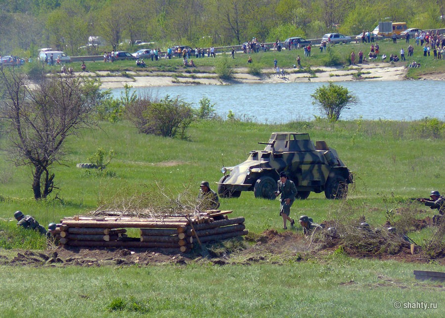 События 1941, 1942 и 1943 годов, военно-историческая реконструкция в г. Шахты - Шахты