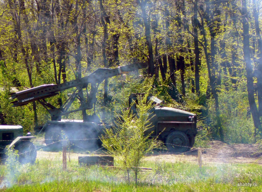 3 мая 2013 г., военно-историческая реконструкция в Шахтах, «Катюша» - Шахты