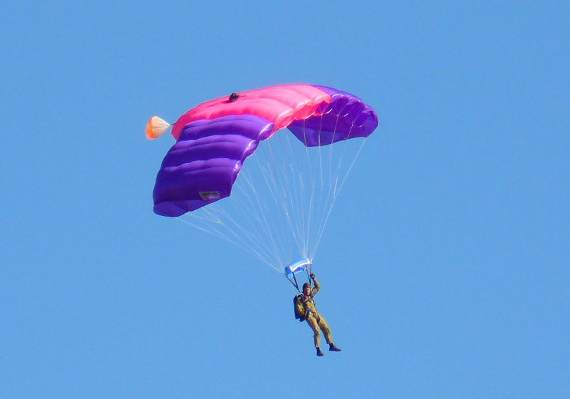 Парашютный прыжок, г. Шахты, авиашоу