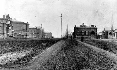 г. Александровск-Грушевский,1900 г., ул. Степная (теперь это ул. Шевченко) - Шахты