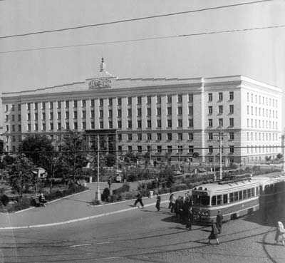 Центр г. Шахты, 1959 г., Политура - Шахты