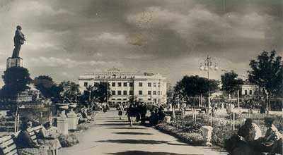 Площадь им. Ленина, Шахты, 1950-е гг.