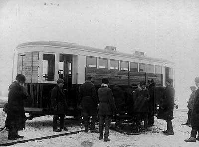 1930-е годы, первый трамвай в городе Шахты