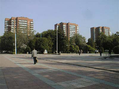 Площадь им. Ленина в 90-е