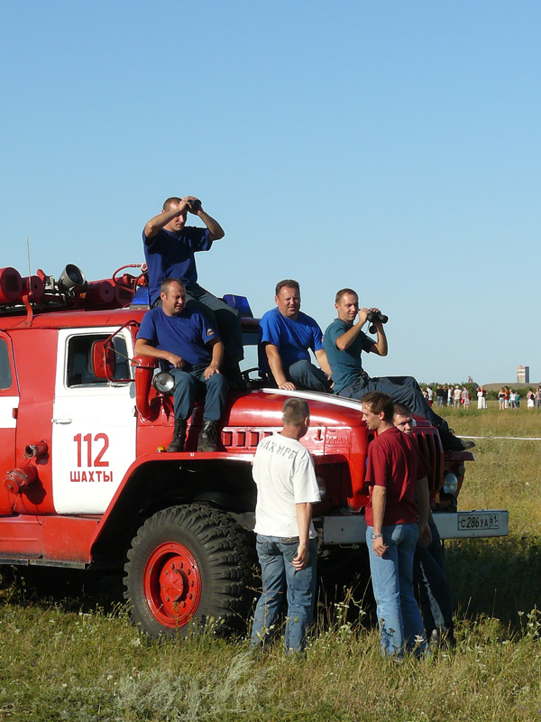 Пожарные г. Шахты на посту