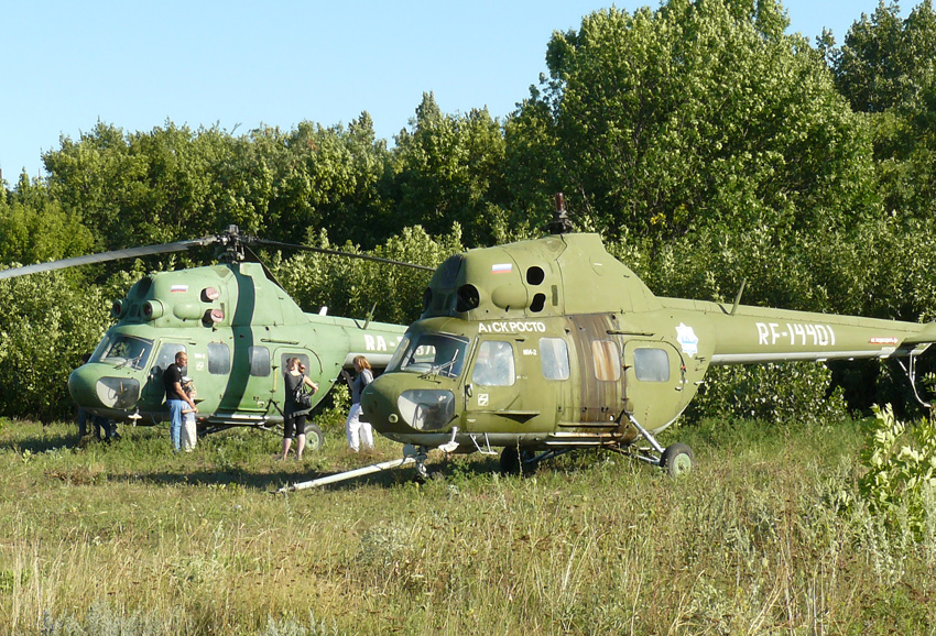 Вертолеты Ми-2, г. Шахты