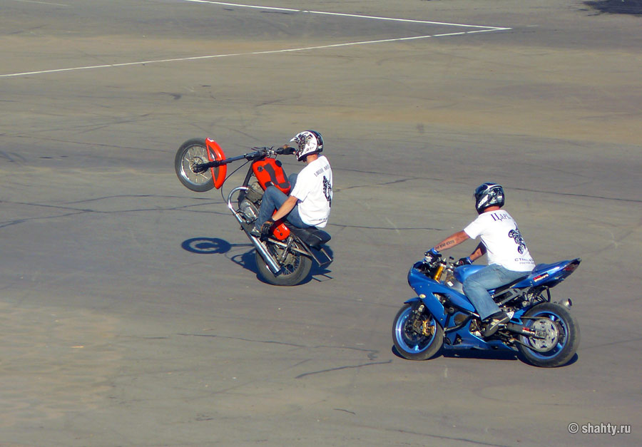 Показательные выступления по стантрайдингу - Шахты
