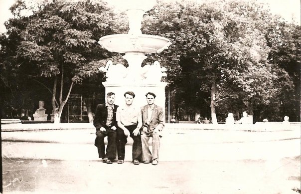 Фонтан у Летнего театра в парке, Шахты 1960-е
