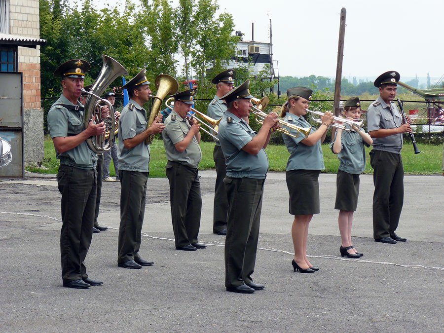 Выступление оркестра на авиашоу в г. Шахты - Шахты