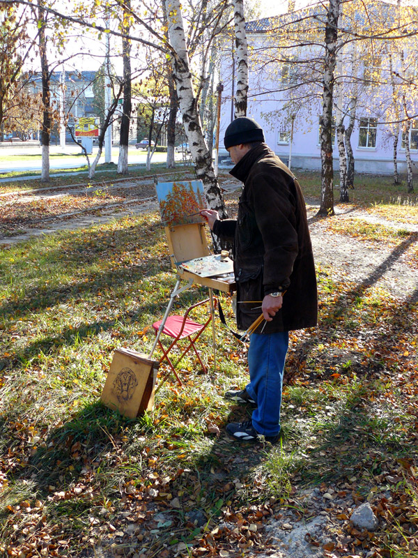 Художник, город Шахты, пр-т Карла Маркса - Шахты