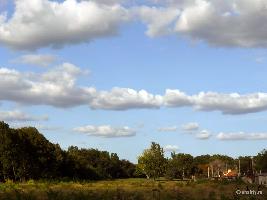 На этом месте в парке сейчас шахтинский каток - Шахты