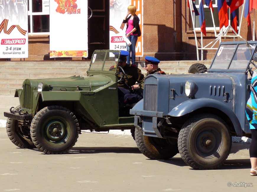 Военная техника 5 мая 2012 г. в городе Шахты