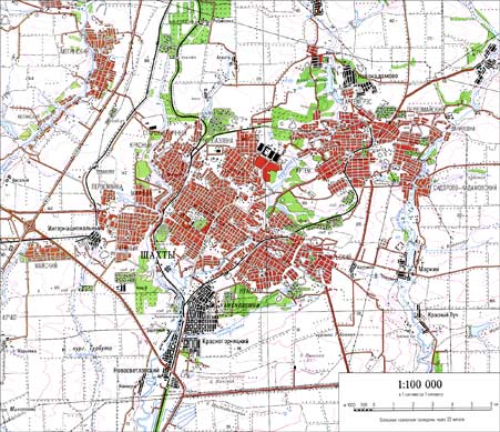 Открыть карту города Шахты в новом окне 2002x1725px (1,0 Мб)