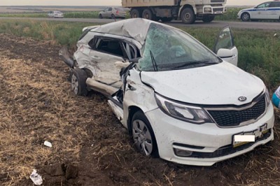Погибла автоледи за рулем Kia Rio, совершая обгон по встречке