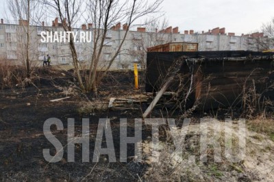 В Шахтах трое подростков устроили ландшафтный пожар на Артеме