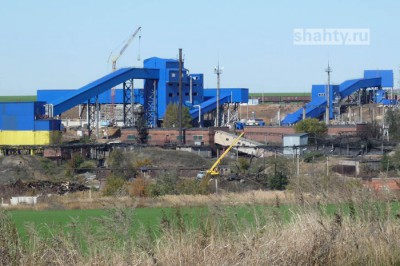 Шахта «Садкинская» увеличила добычу угля на 14%