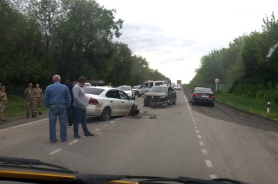 Произошло массовое ДТП на трассе Шахты — Новочеркасск в районе Казачьих Лагерей
