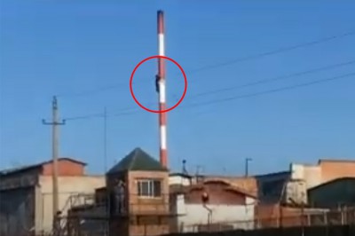 Опровергли голодовку в ИК-14 в Новочеркасске, когда зэк залез на трубу котельной