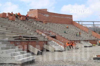 Строительство стадиона «Шахтер» в г. Шахты завершат в 2025 году