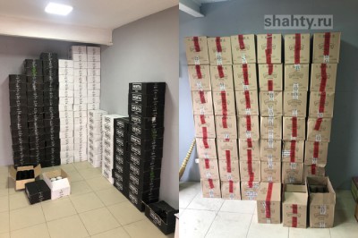 В Шахтах обнаружен склад контрабандных сигарет и напитков на 30 млн рублей