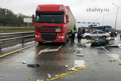 В  массовом ДТП на трассе М-4 недалеко от Шахт пострадал 3-летний малыш