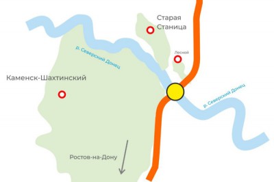Открыли движение по двум полосам по мосту под Каменском на трассе М-4 «Дон»