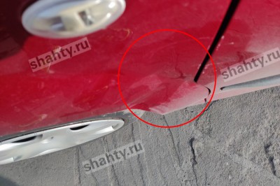 Притерли Citroen в центре г. Шахты около политеха: ищут очевидцев