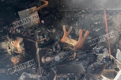 В Шахтах погиб мужчина во сне при пожаре в переулке Бугроватом