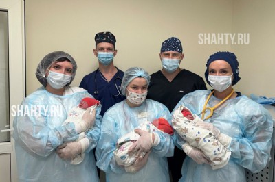 Первая тройня родилась в 2024 году в Ростовской области