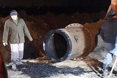 Авария на водопроводе под Шахтами устранена