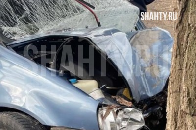 Погиб водитель: LADA Kalina врезалась в дерево в Ростовской области