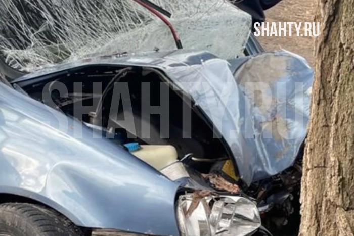 Погиб водитель: LADA Kalina врезалась в дерево в Ростовской области
