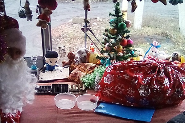 Вот так надо встречать Новый год в г. Шахты — водитель украсил автобус
