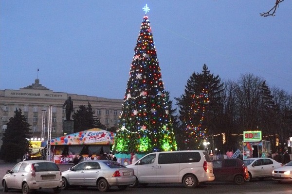 Погода на Новый год в городе Шахты