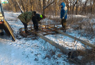 В г. Шахты  демонтировали 164 рекламные конструкции