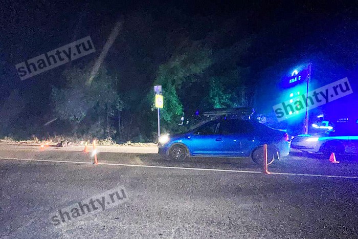 Насмерть сбили пешехода рядом с г. Шахты, на выезде из поселка Майского