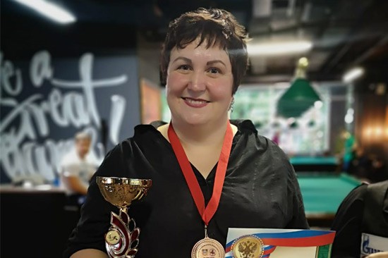 Жительница г. Шахты стала призером чемпионата Ростовской области по русскому бильярду