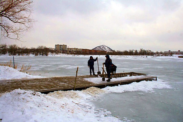 Места Крещенских купаний в г. Шахты, Ростове и Октябрьском районе