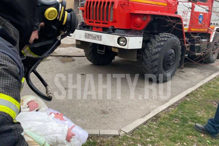 Спасли младенца с бабушкой на пожаре в Ростовской области