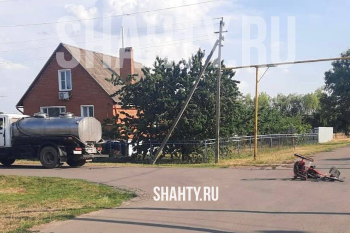 Водовозка задавила человека на велосипеде в Ростовской области
