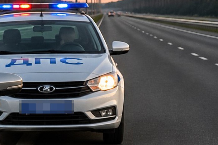В Ростовской области УАЗ протаранил патрульный автомобиль ГАИ с проблесковыми маячками