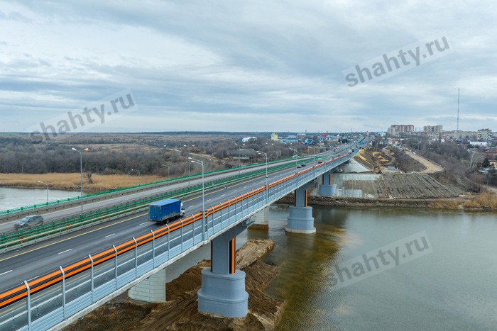 Открыли движение по мосту через реку Северский Донец на трассе М-4 «Дон»