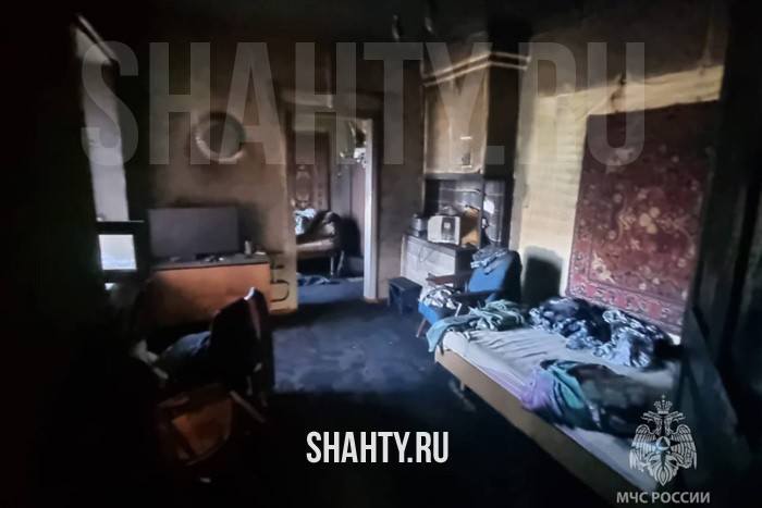 Пожар в городе Шахты: погиб пенсионер, отравившись едким дымом